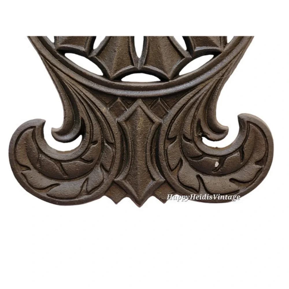 Antique Hopewell Raised Iron Trivet Pot Stand Kitchen Decor‎ Wall Decor